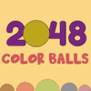 2048 كرات ملونة